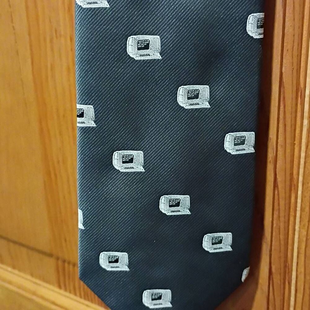 Vintage PC Computer Tie by Excello Cravats - Picture 7 of 12